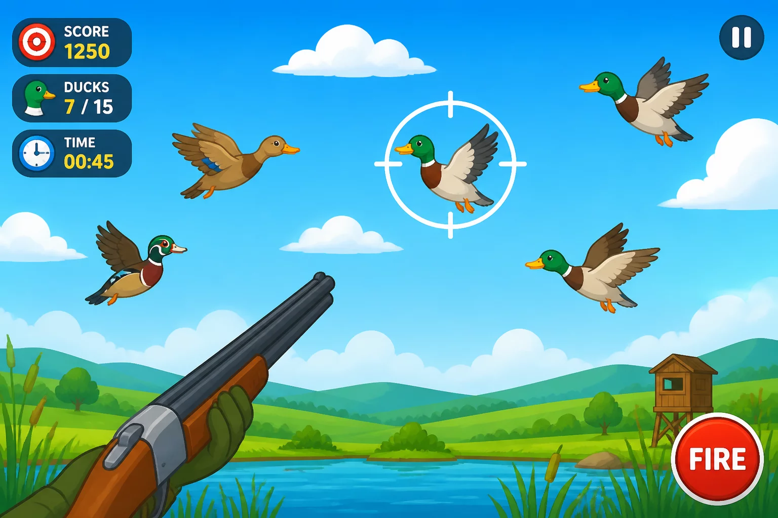 Duck Shoot Pro pelitilanne